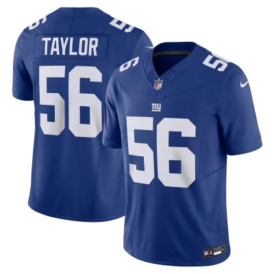 Men's New York Giants Lawrence Taylor Royal Vapor F.U.S.E. Limited Jersey 01