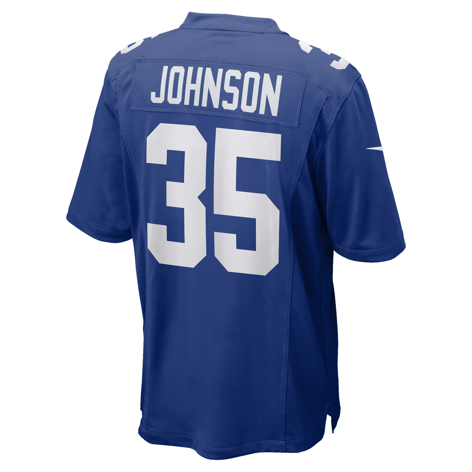 Men's New York Giants Leonard Johnson Royal Game Player Jersey