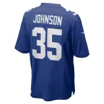 Men's New York Giants Leonard Johnson Royal Game Player Jersey