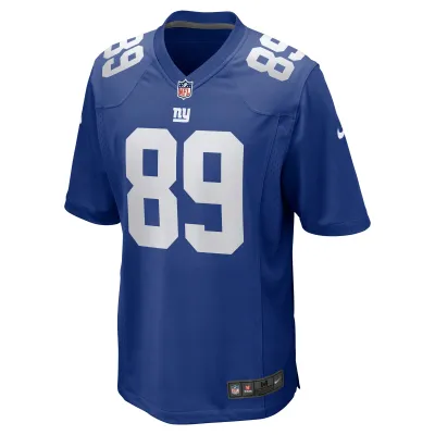 Men's New York Giants Tommy Sweeney Royal Game Jersey 02
