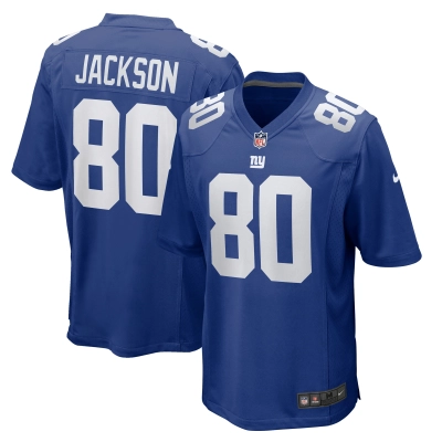 Men's New York Giants Tyree Jackson  Royal Team Game Jersey 01