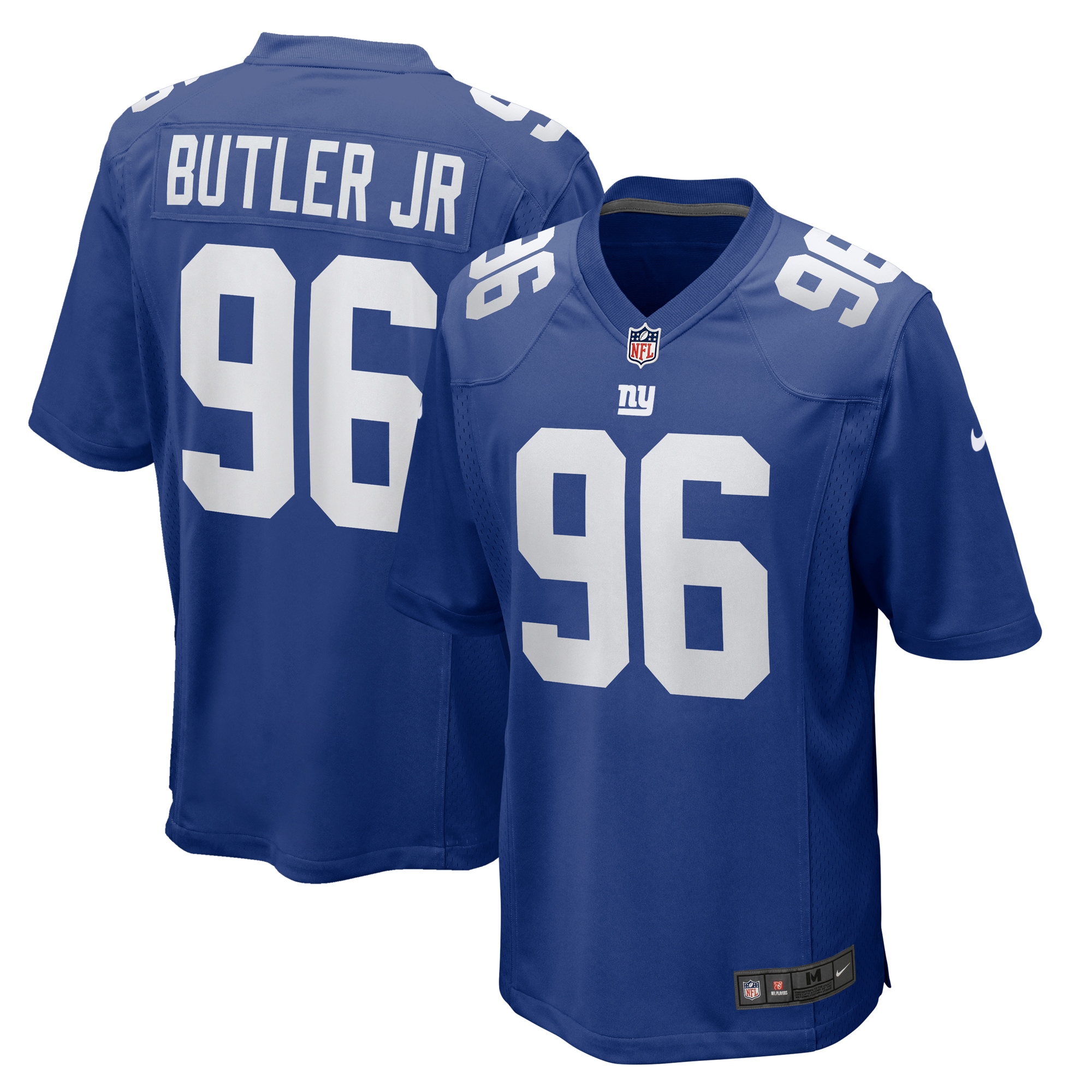 Men's New York Giants Vernon Butler Jr. Royal Team Game Jersey