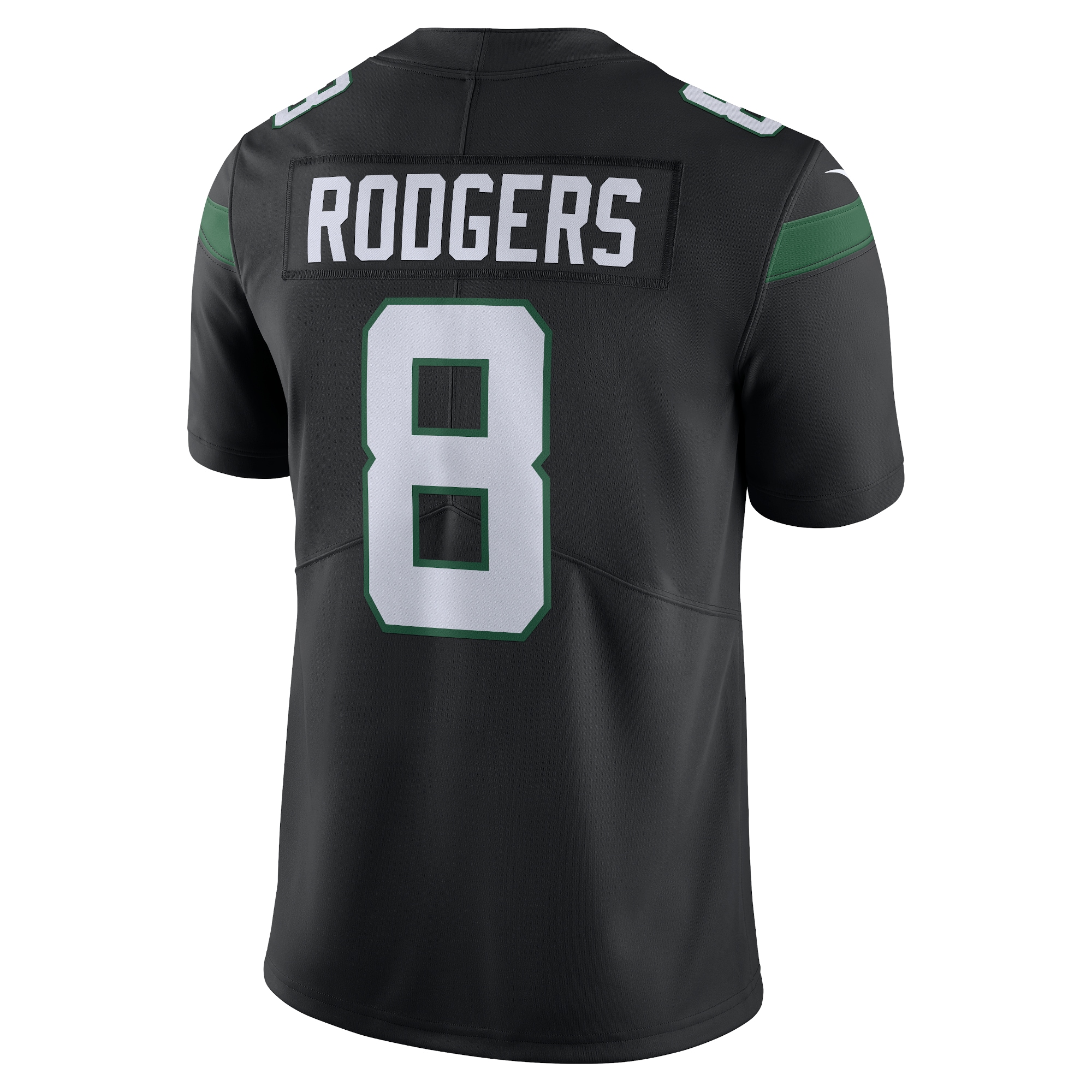 Men's New York Jets Aaron Rodgers Black Vapor Untouchable Limited Jersey