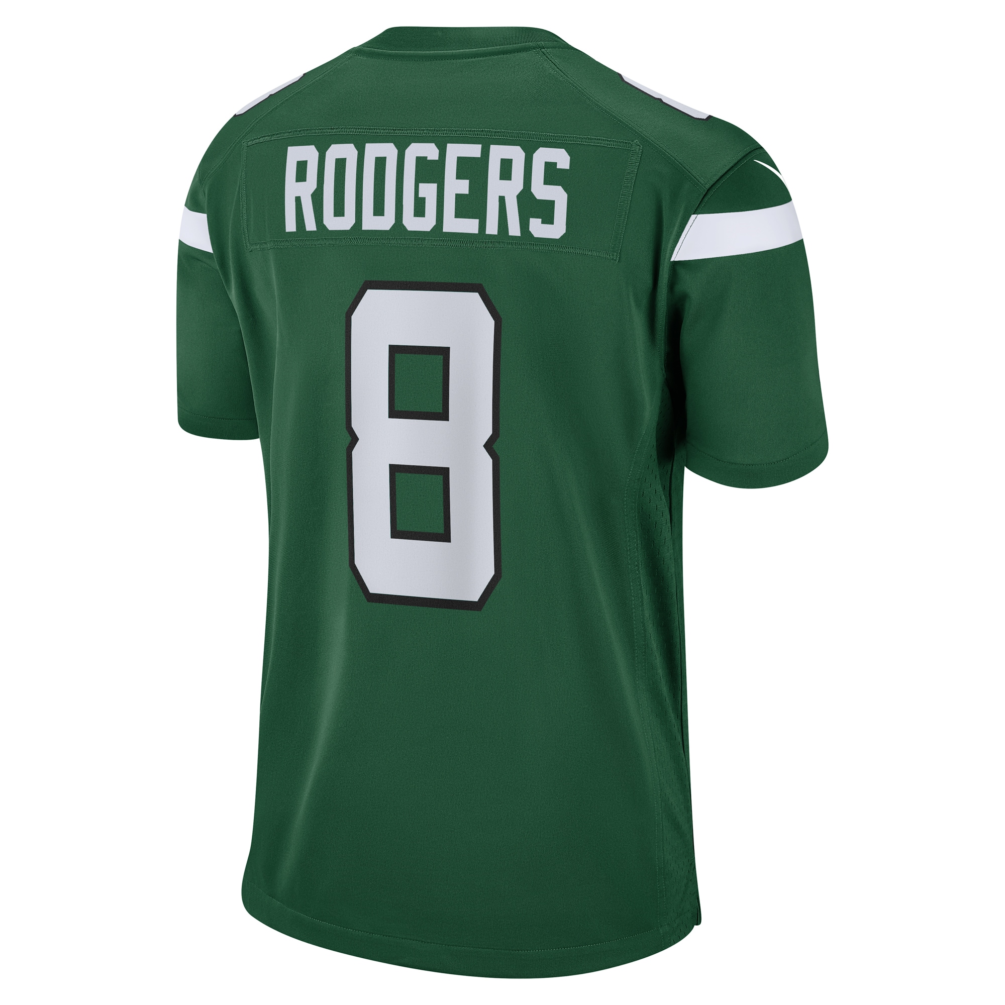 Men's New York Jets Aaron Rodgers Gotham Green Game Jersey