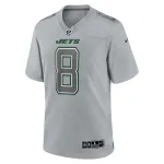 Men's New York Jets Aaron Rodgers Heather Gray Atmosphere Fashion Game Jersey