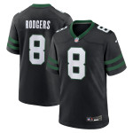 Men's New York Jets Aaron Rodgers Legacy Black Alternate Game Jersey