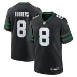 Men's New York Jets Aaron Rodgers Legacy Black Alternate Game Jersey