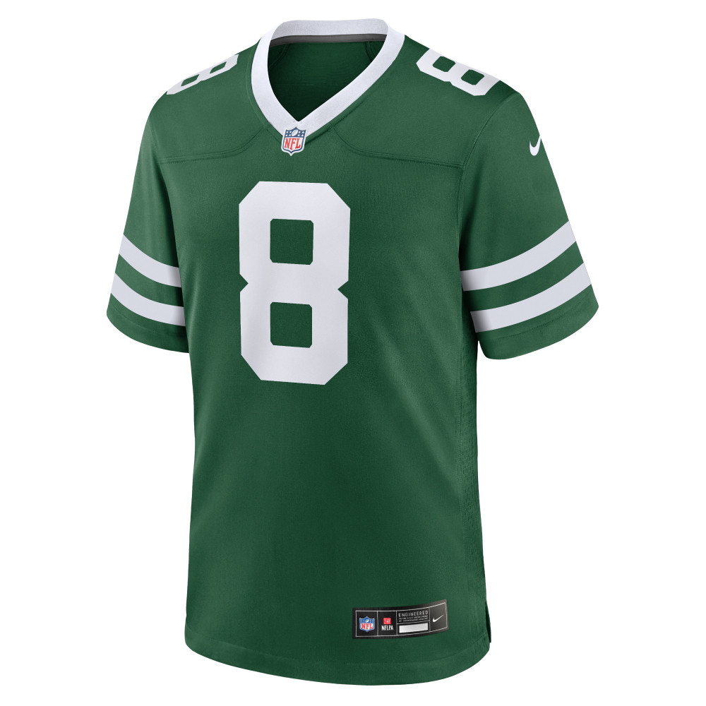 Men's New York Jets Aaron Rodgers Legacy Green Game Jersey