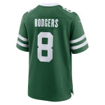 Men's New York Jets Aaron Rodgers Legacy Green Game Jersey
