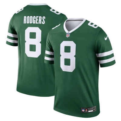 Men's New York Jets Aaron Rodgers Legacy Green Legend Jersey 01