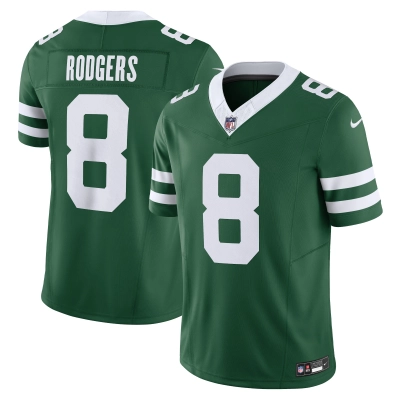 Men's New York Jets Aaron Rodgers Legacy Green Vapor F.U.S.E. Limited Jersey 01
