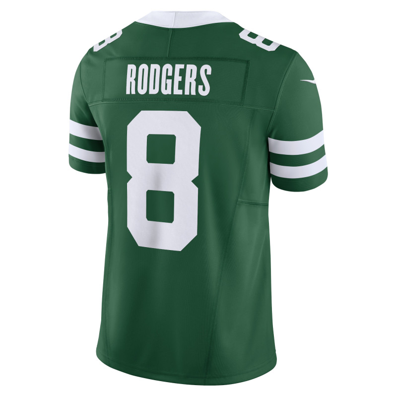 Men's New York Jets Aaron Rodgers Legacy Green Vapor F.U.S.E. Limited Jersey
