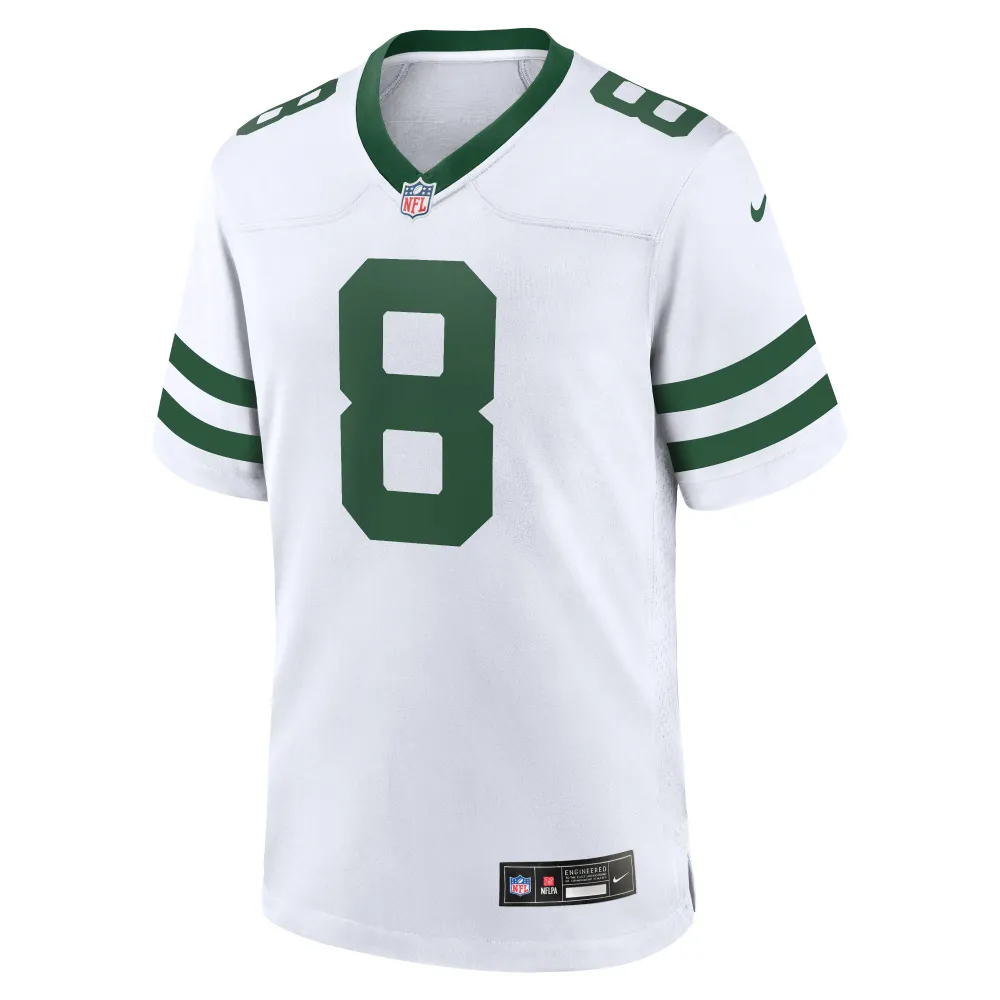 Men's New York Jets Aaron Rodgers Legacy White Game Jersey
