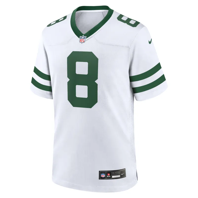 Men's New York Jets Aaron Rodgers Legacy White Game Jersey