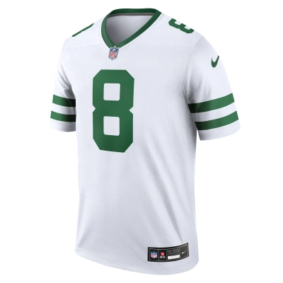 Men's New York Jets Aaron Rodgers Legacy White Legend Player Jersey 02