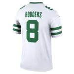 Men's New York Jets Aaron Rodgers Legacy White Legend Player Jersey