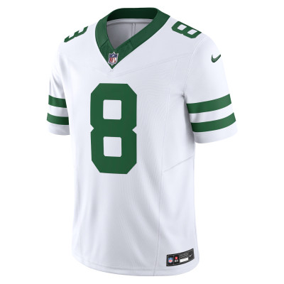 Men's New York Jets Aaron Rodgers Legacy White Vapor F.U.S.E. Limited Jersey 02