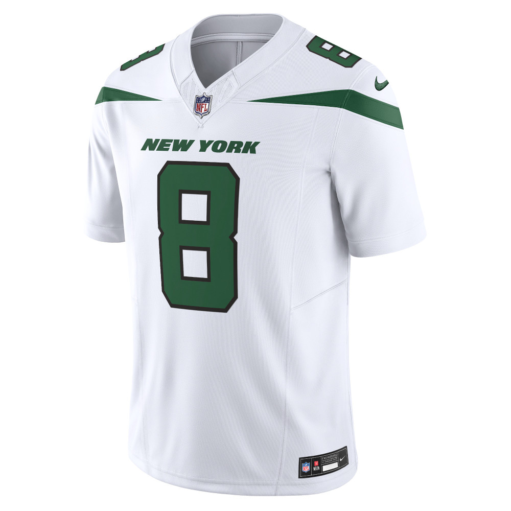 Men's New York Jets Aaron Rodgers Spotlight White Vapor F.U.S.E. Limited Jersey