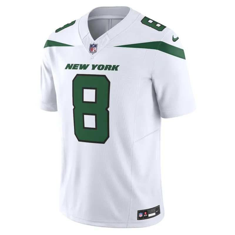 Men's New York Jets Aaron Rodgers Spotlight White Vapor F.U.S.E. Limited Jersey
