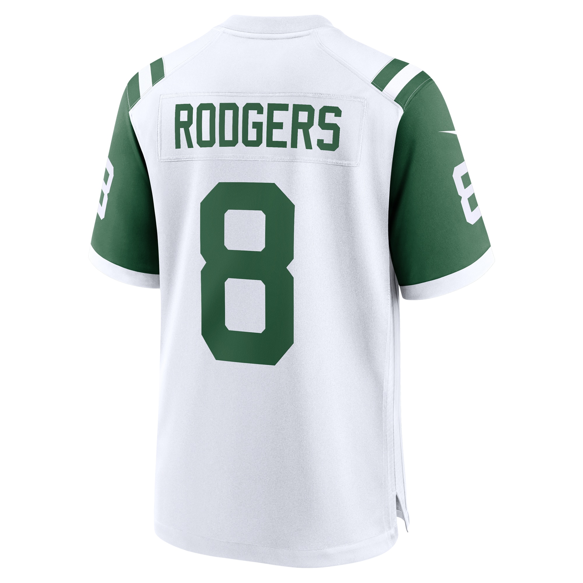 Men's New York Jets Aaron Rodgers White Classic Alternate Game Jersey