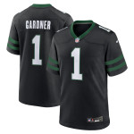 Men's New York Jets Ahmad Sauce Gardner Legacy Black Alternate Game Jersey