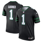 Men's New York Jets Ahmad Sauce Gardner Legacy Black Alternate Legend Jersey
