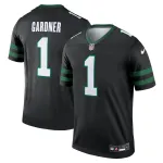 Men's New York Jets Ahmad Sauce Gardner Legacy Black Alternate Legend Jersey