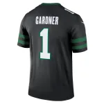 Men's New York Jets Ahmad Sauce Gardner Legacy Black Alternate Legend Jersey