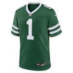 Men's New York Jets Ahmad Sauce Gardner Legacy Green Game Jersey