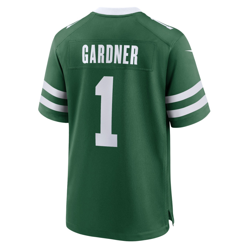 Men's New York Jets Ahmad Sauce Gardner Legacy Green Game Jersey