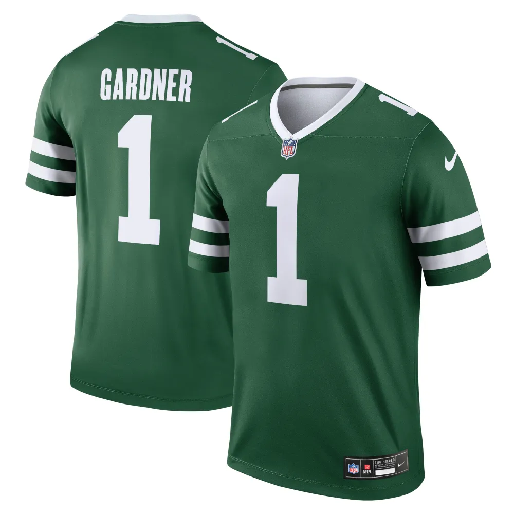 Men's New York Jets Ahmad Sauce Gardner Legacy Green Legend Jersey