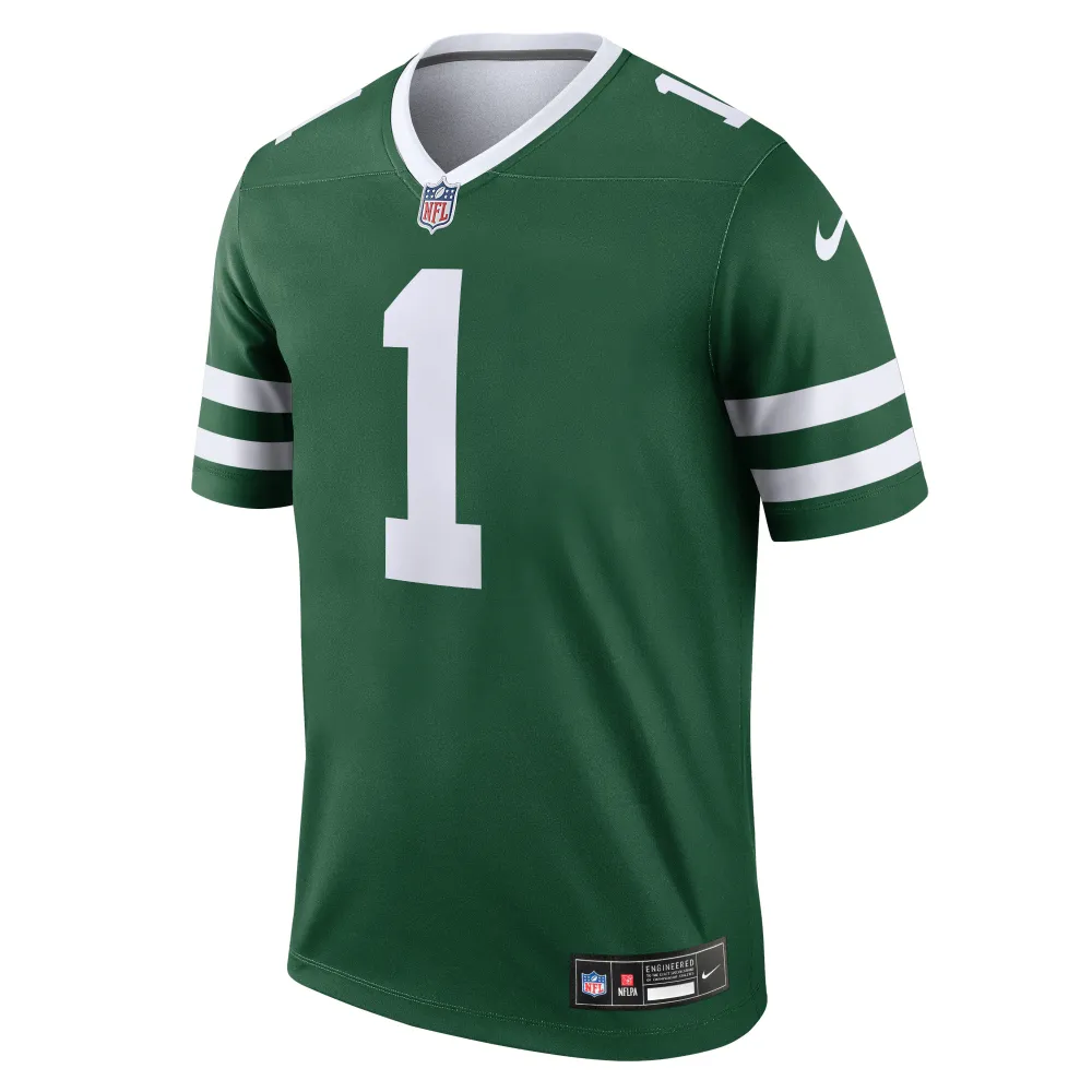 Men's New York Jets Ahmad Sauce Gardner Legacy Green Legend Jersey
