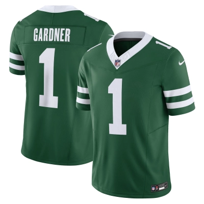 Men's New York Jets Ahmad Sauce Gardner Legacy Green Vapor F.U.S.E. Limited Jersey 01