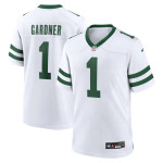 Men's New York Jets Ahmad Sauce Gardner Legacy White Game Jersey