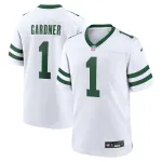 Men's New York Jets Ahmad Sauce Gardner Legacy White Game Jersey