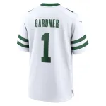 Men's New York Jets Ahmad Sauce Gardner Legacy White Game Jersey