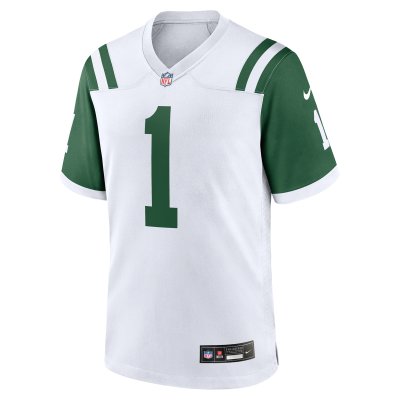 Men's New York Jets Ahmad Sauce Gardner White Classic Alternate Game Jersey 02