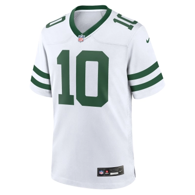 Men's New York Jets Allen Lazard White Legacy Player Game Jersey 02