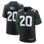 Men's New York Jets Breece Hall Legacy Black Alternate Game Jersey