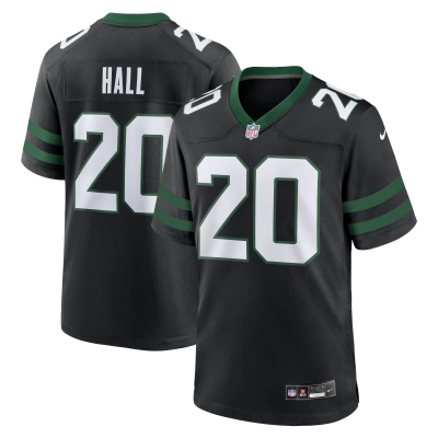 Men's New York Jets Breece Hall Legacy Black Alternate Game Jersey 01