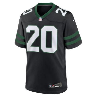 Men's New York Jets Breece Hall Legacy Black Alternate Game Jersey 02