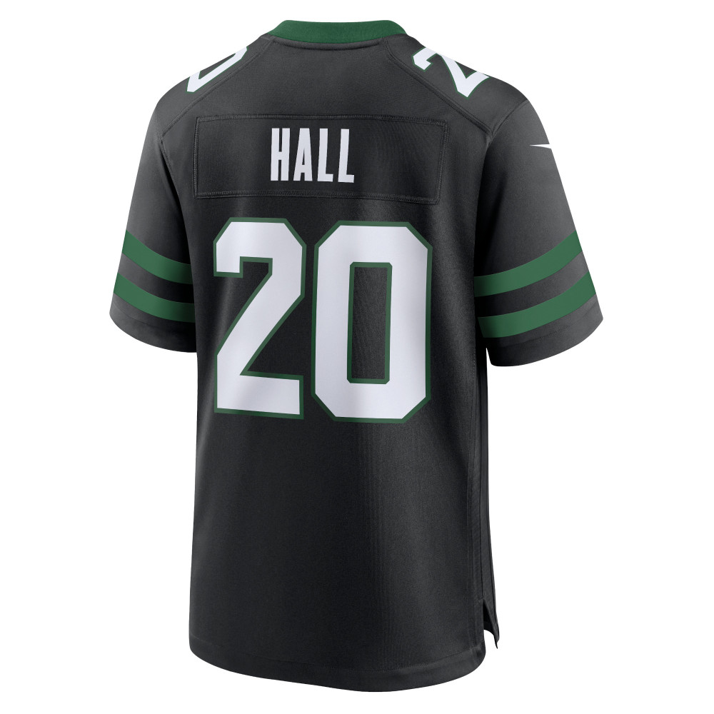 Men's New York Jets Breece Hall Legacy Black Alternate Game Jersey