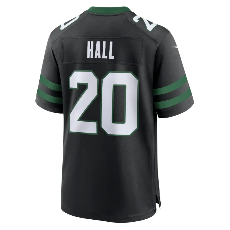 Men's New York Jets Breece Hall Legacy Black Alternate Game Jersey
