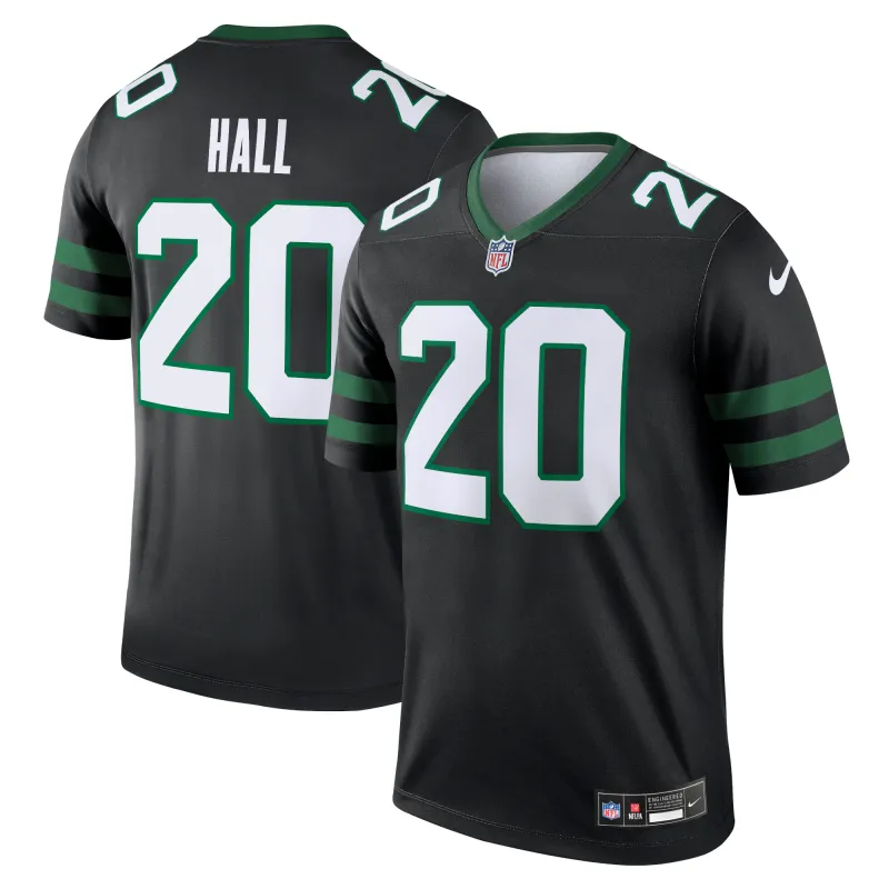 Men's New York Jets Breece Hall Legacy Black Alternate Legend Jersey