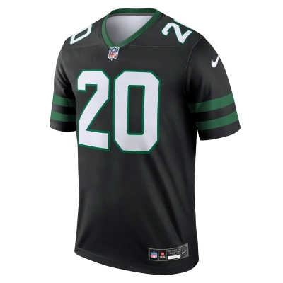 Men's New York Jets Breece Hall Legacy Black Alternate Legend Jersey 02