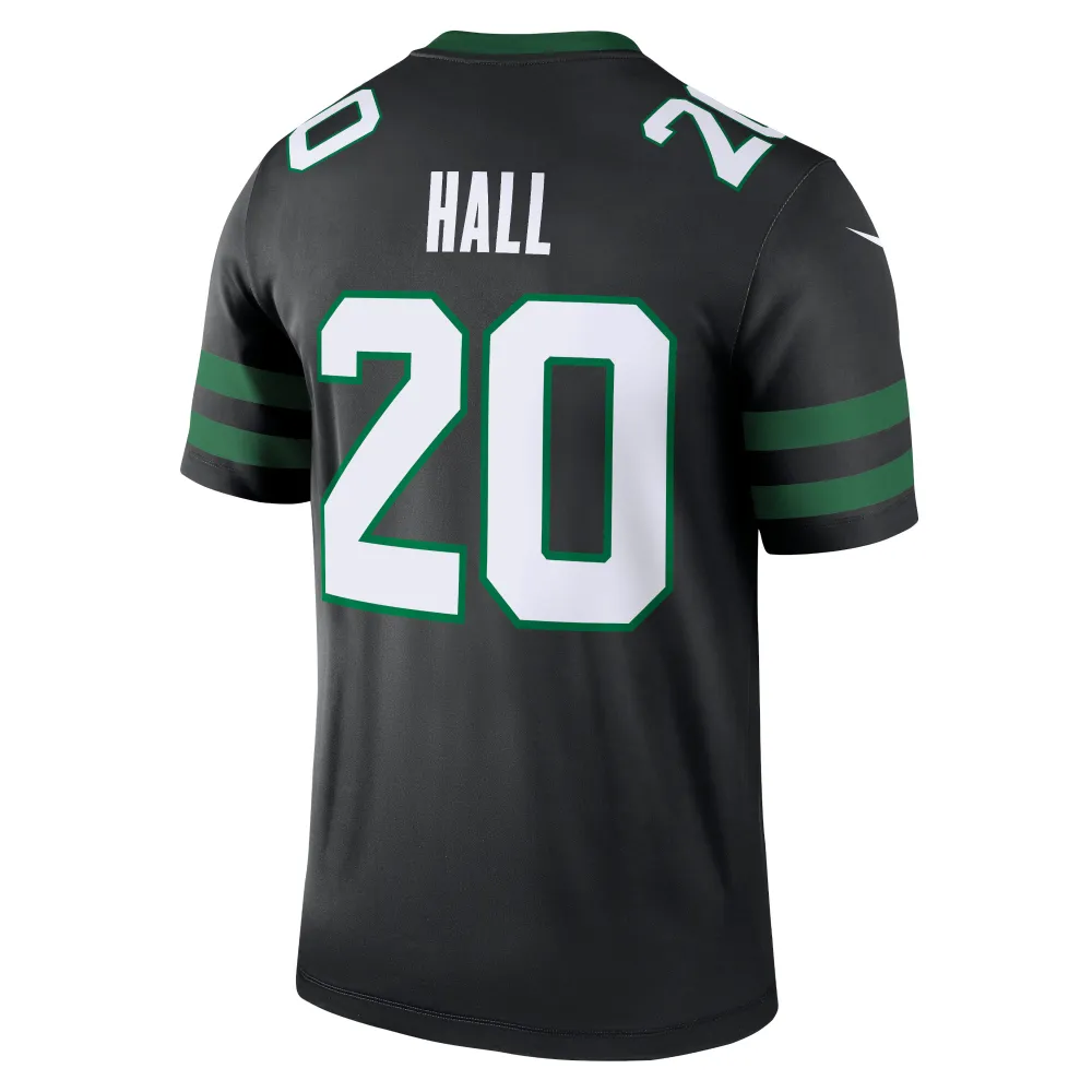 Men's New York Jets Breece Hall Legacy Black Alternate Legend Jersey