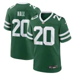 Men's New York Jets Breece Hall Legacy Green Game Jersey