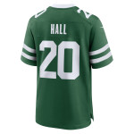 Men's New York Jets Breece Hall Legacy Green Game Jersey