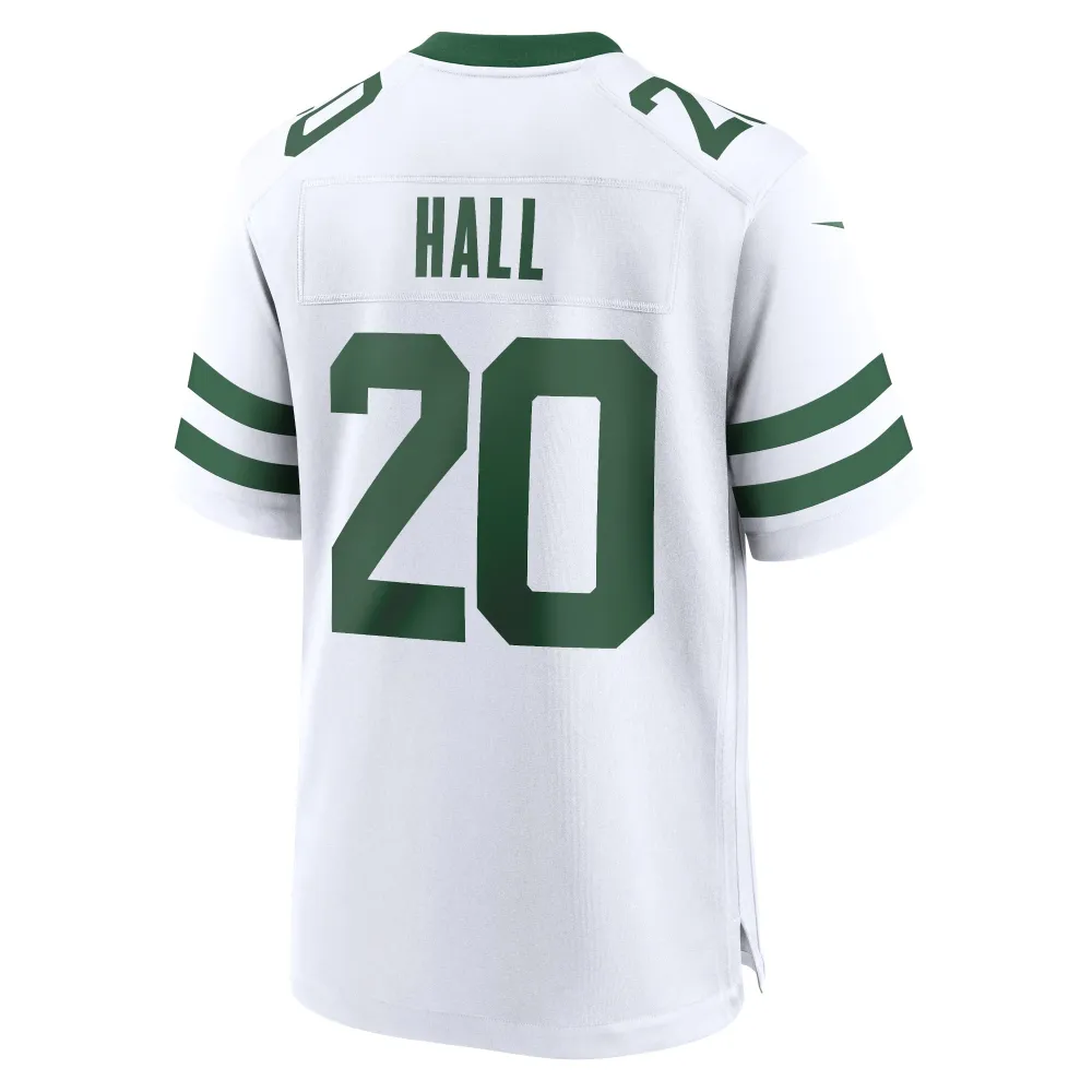 Men's New York Jets Breece Hall Legacy White Game Jersey