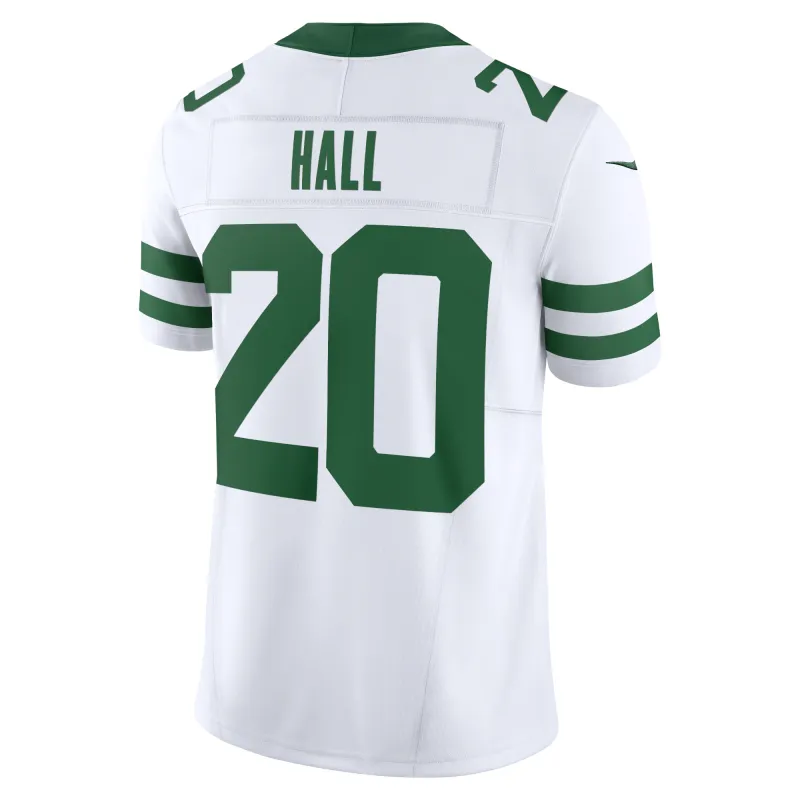 Men's New York Jets Breece Hall Legacy White Vapor F.U.S.E. Limited Jersey